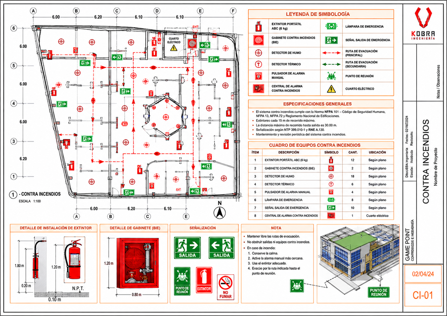 Gamepoint — Planos eléctircos